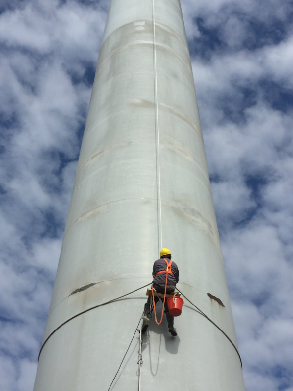 風電塔筒除銹防腐